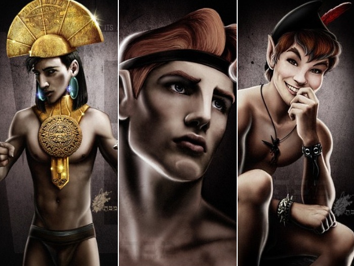 Read more about the article Artista israelense deixa príncipes da Disney sexy